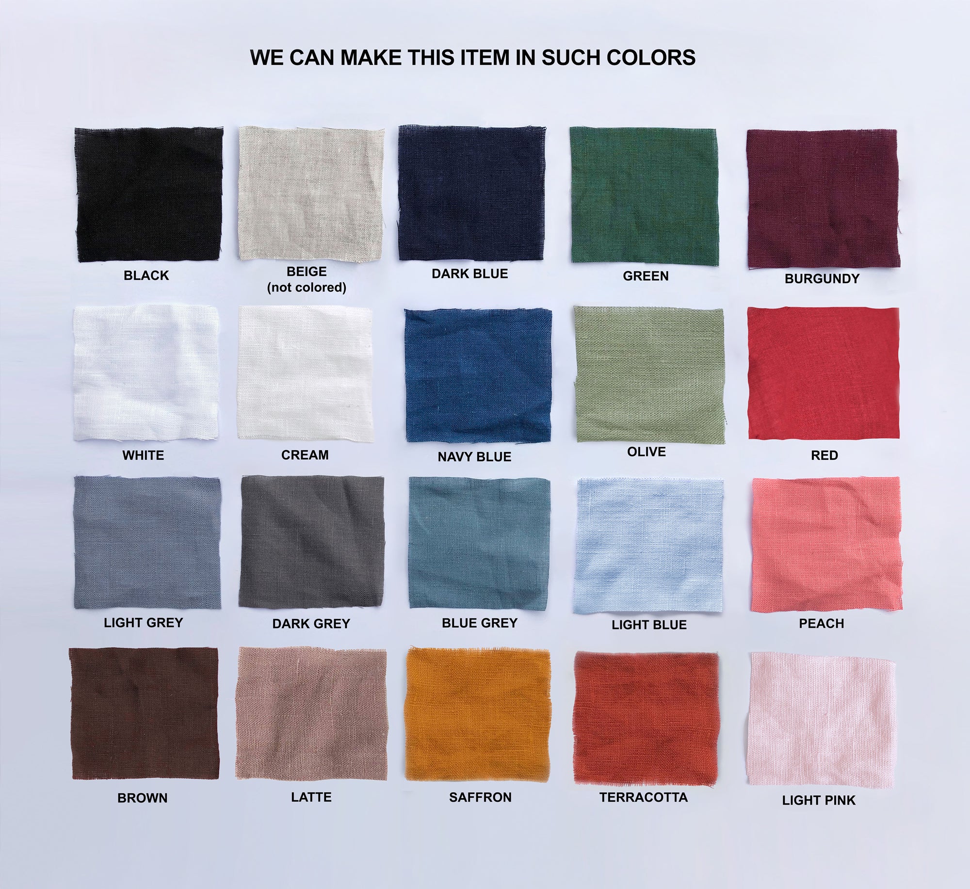 This is our color samples