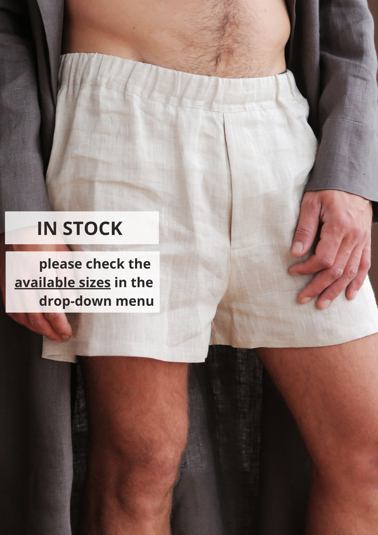 Men’s linen Underwear Yucca - IN STOCK