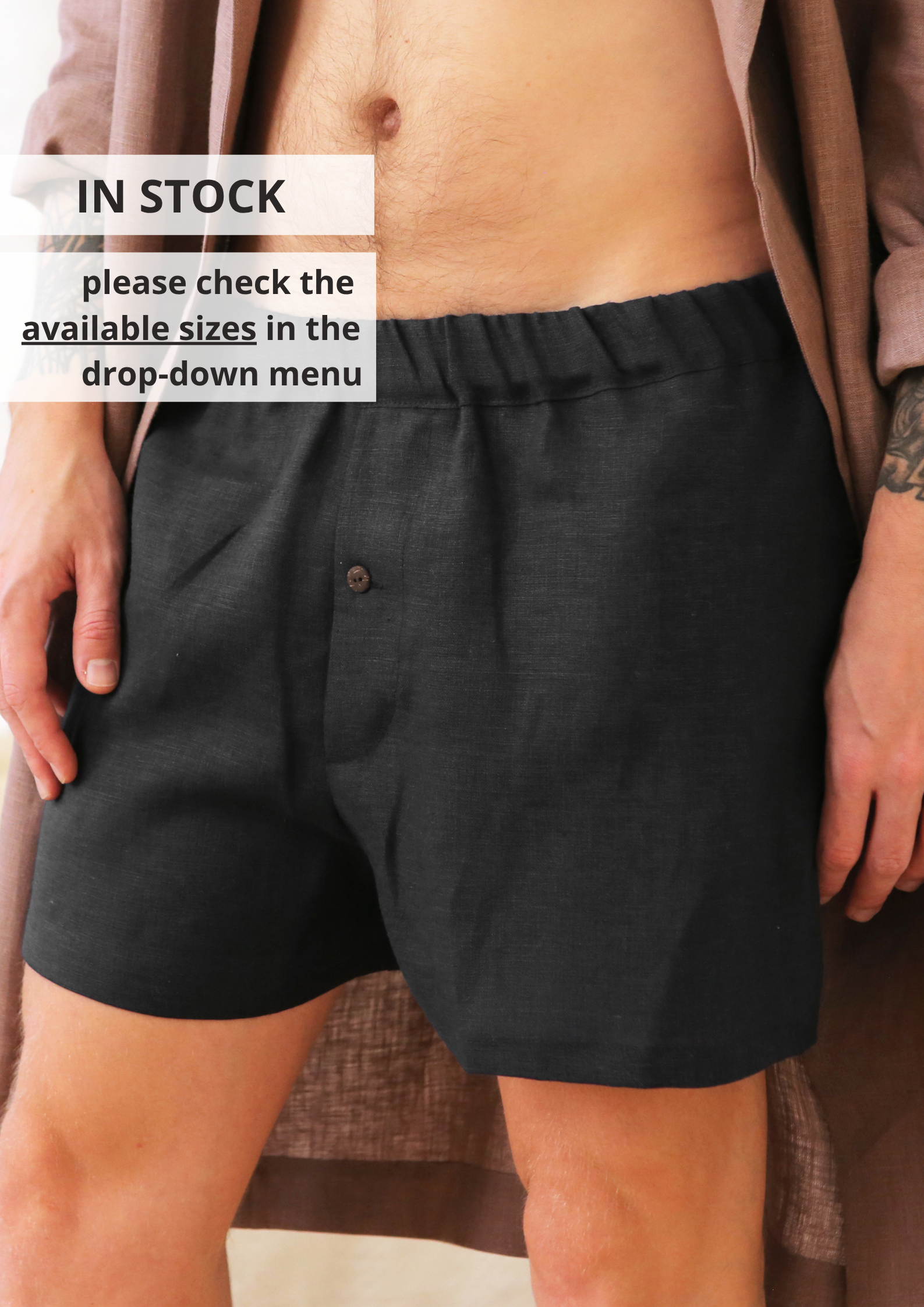 Men’s linen underwear Agave - IN STOCK
