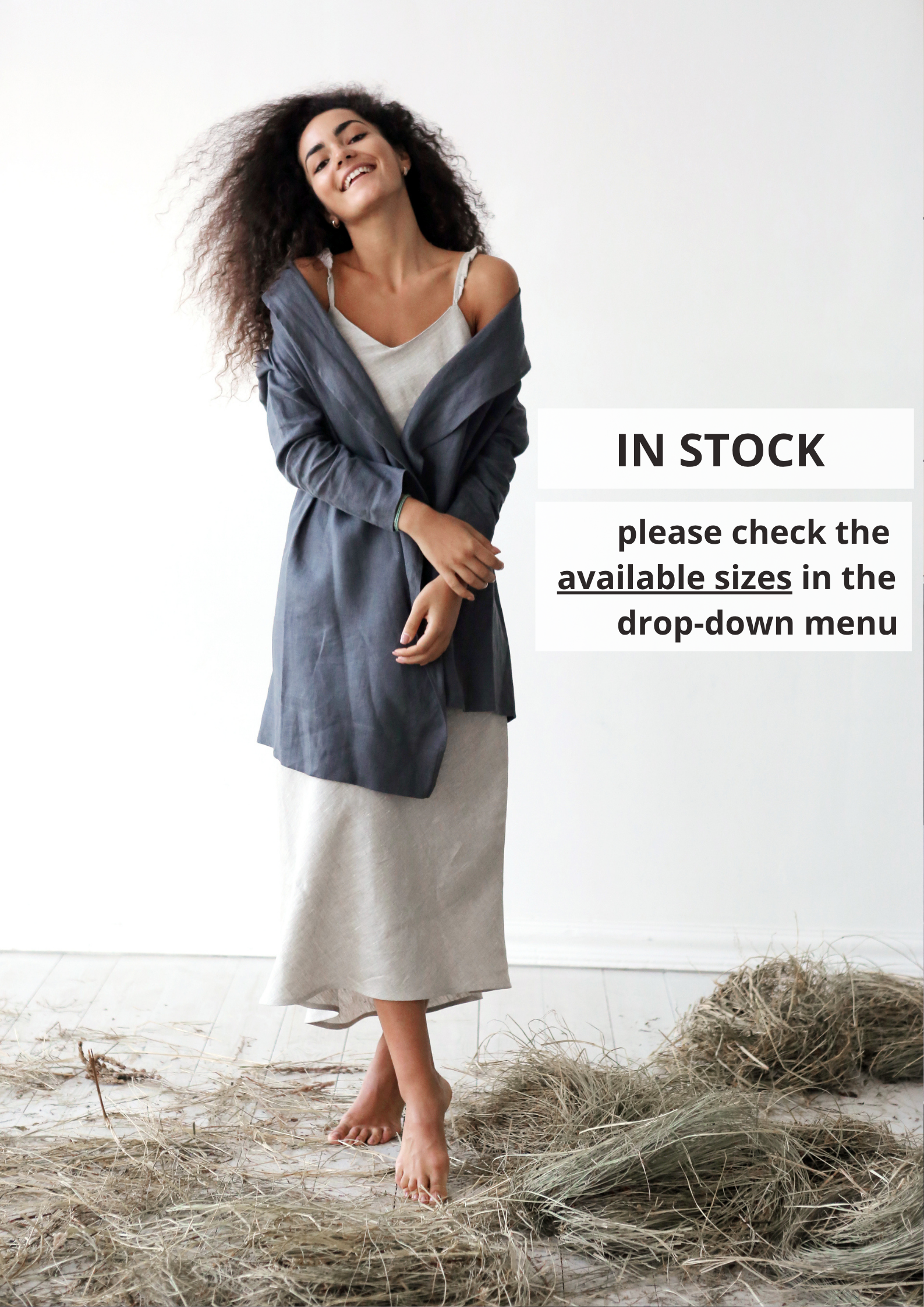 Women's Linen Cardigan DALEA - IN STOCK