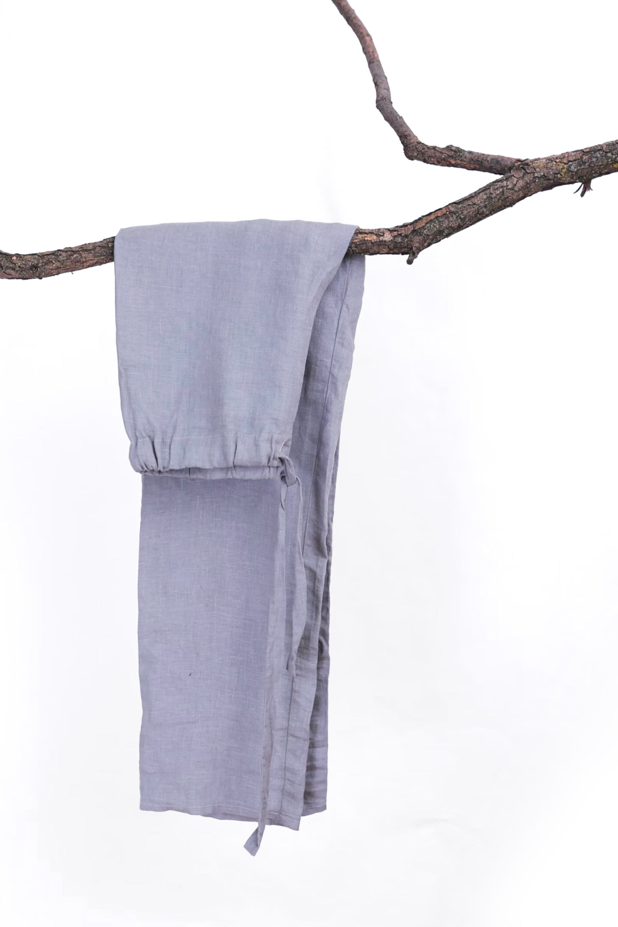 Men’s linen pants ASH in Light grey