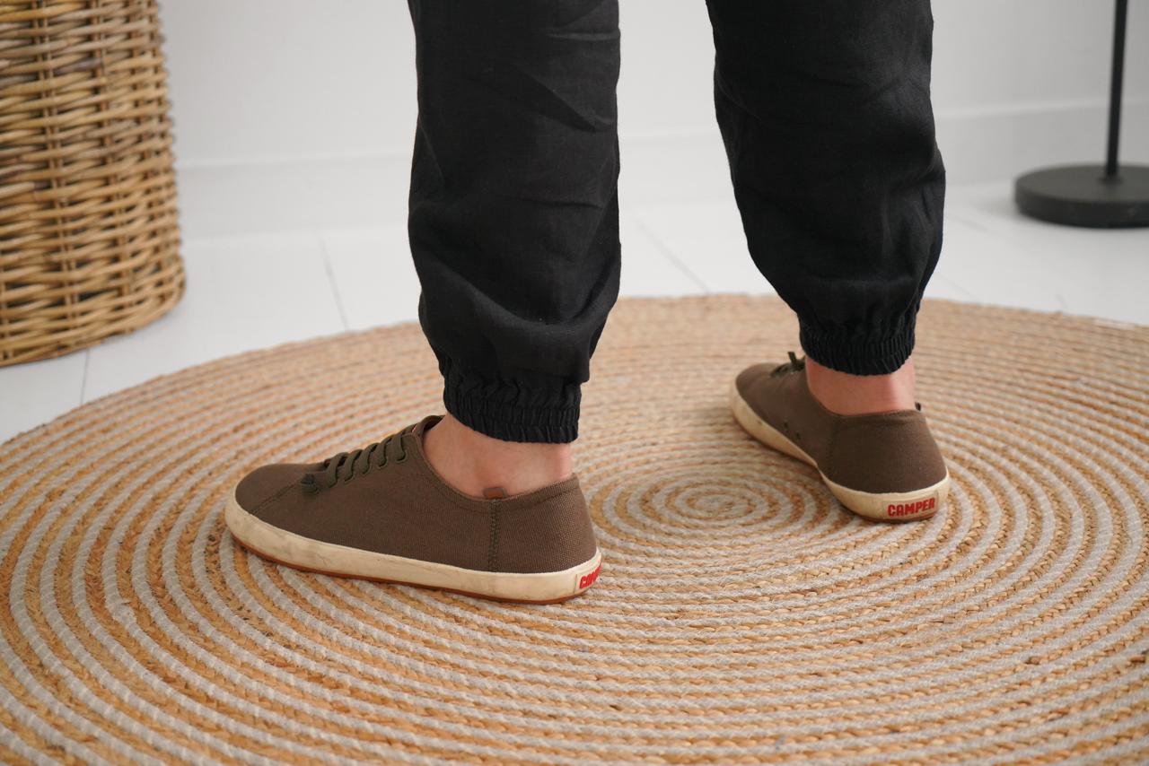 Men’s linen pants ALDER in Black