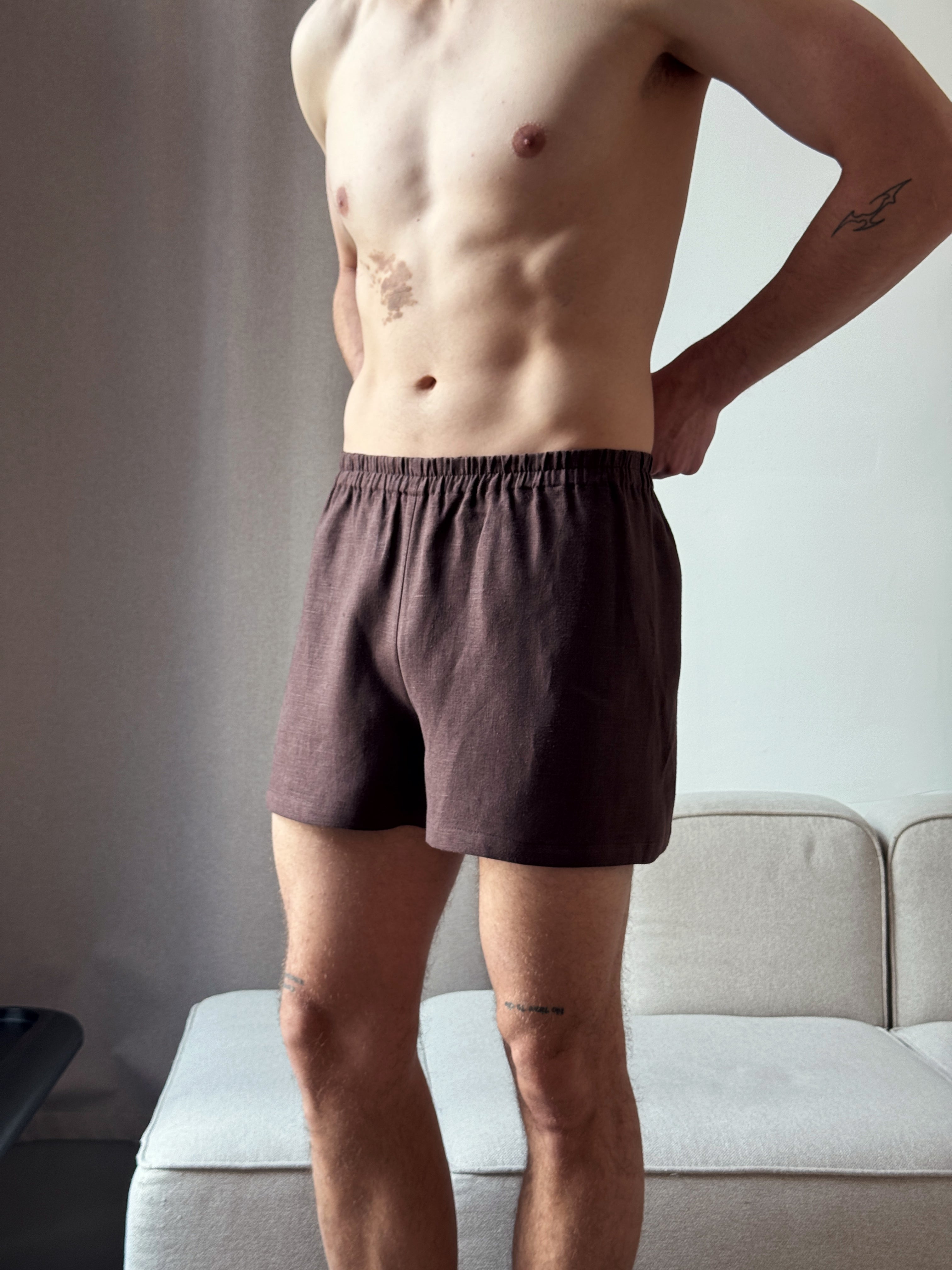 Men’s linen Underwear 2+1 Free