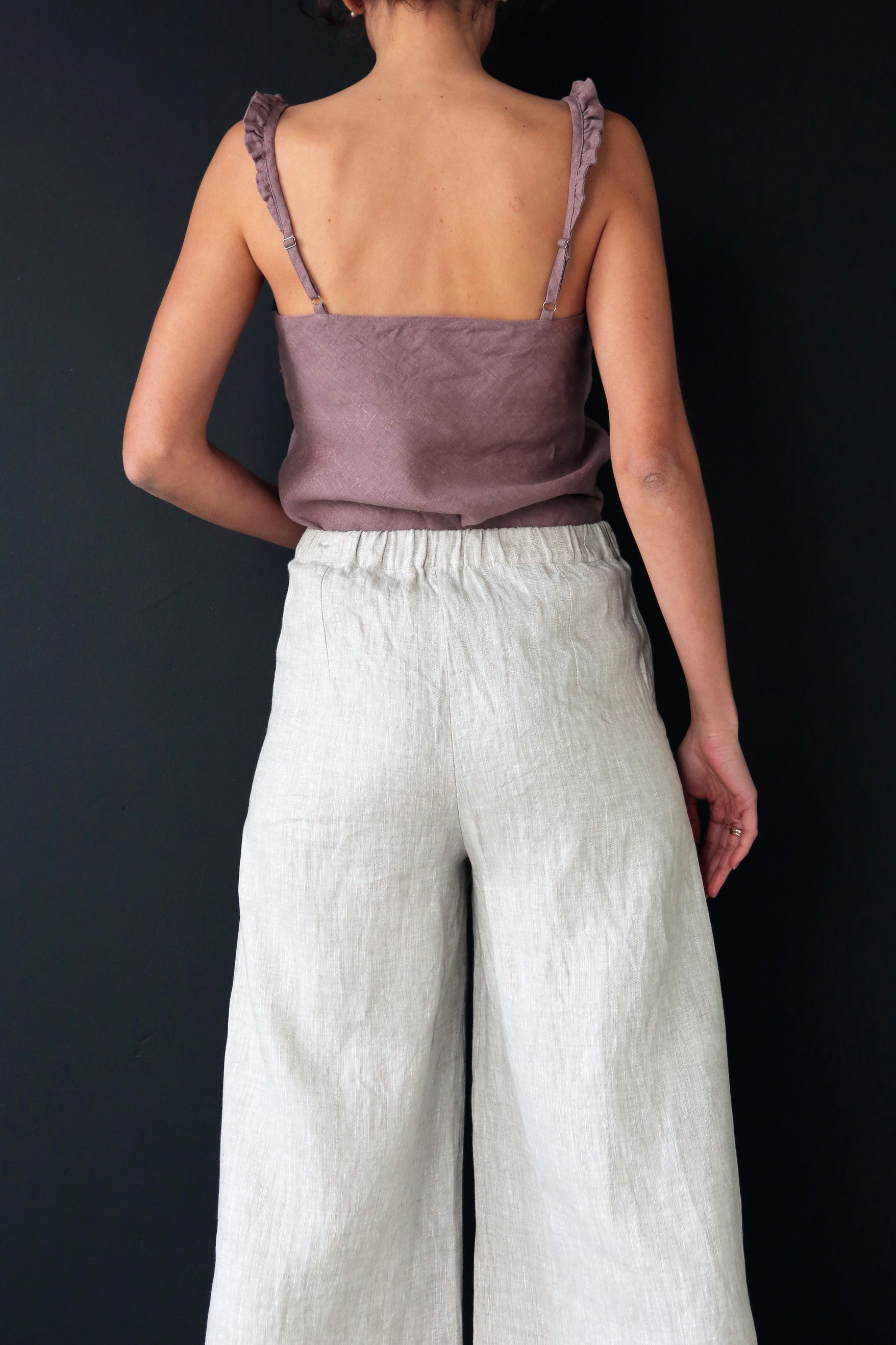 Women’s Linen Сulottes PALMA in Beige