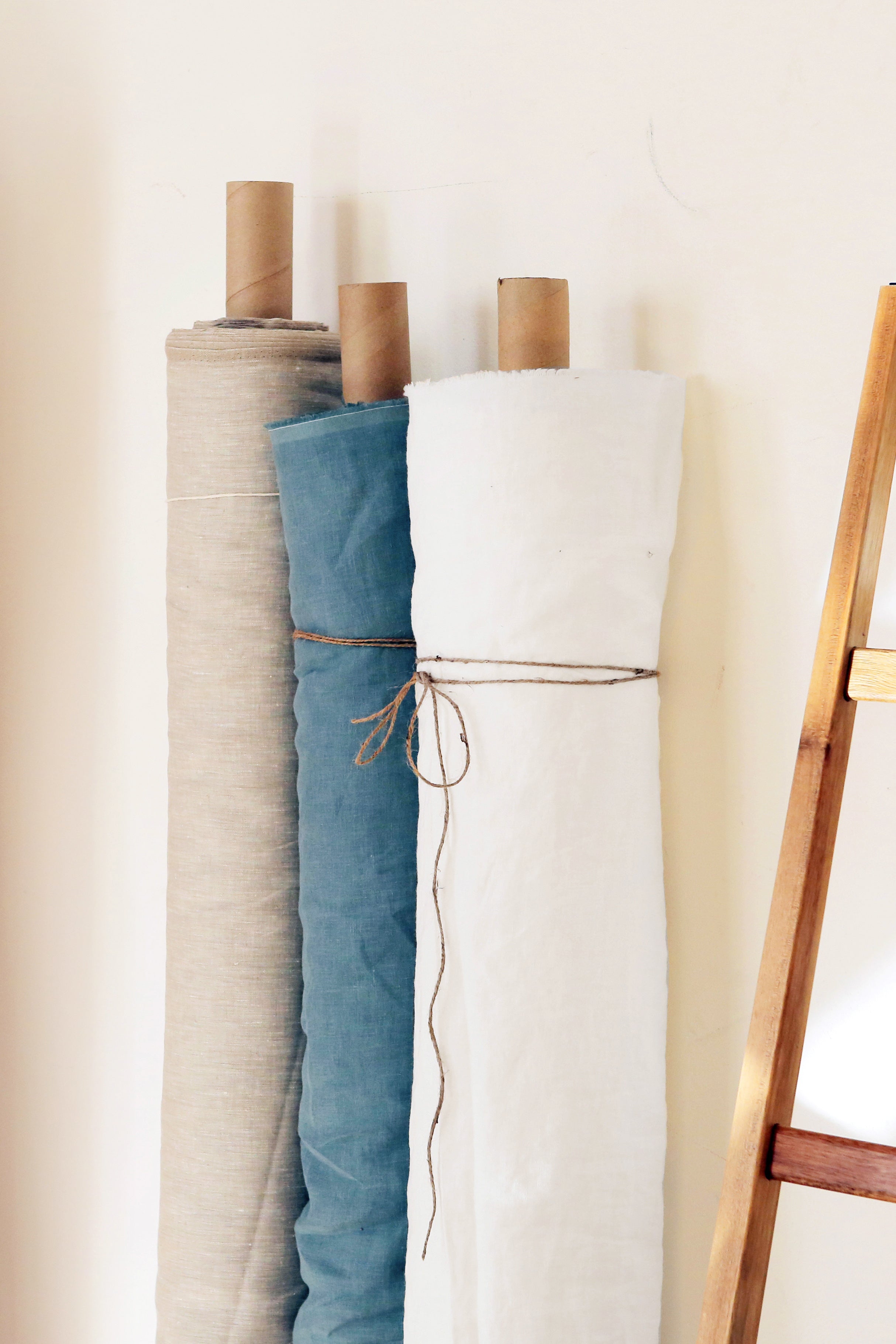 Natural Linen Fabric by the Yard / Meter