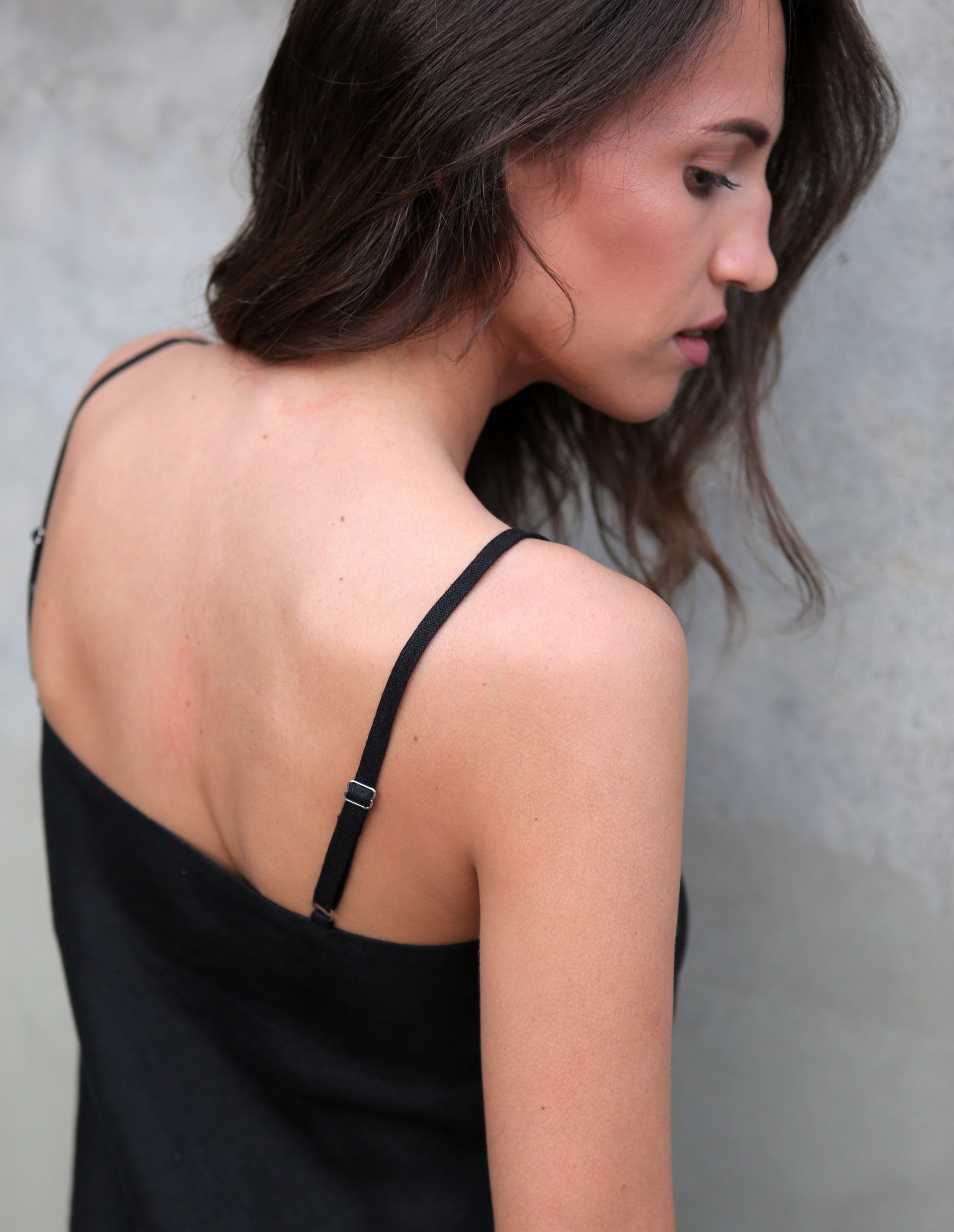 Women’s Linen Dress NERINE in Black