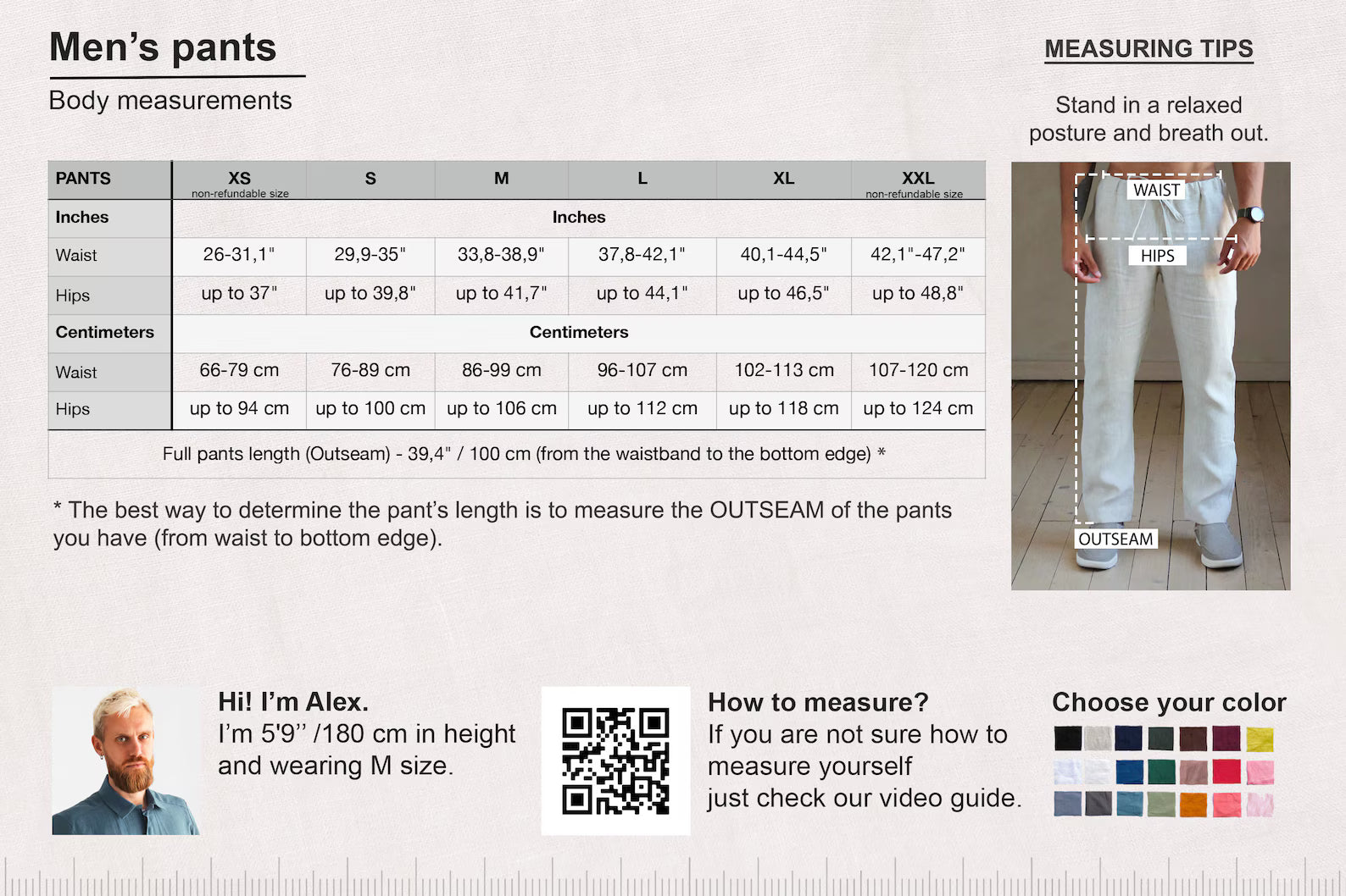 Loose Pleated Pants CEDAR - IN STOCK