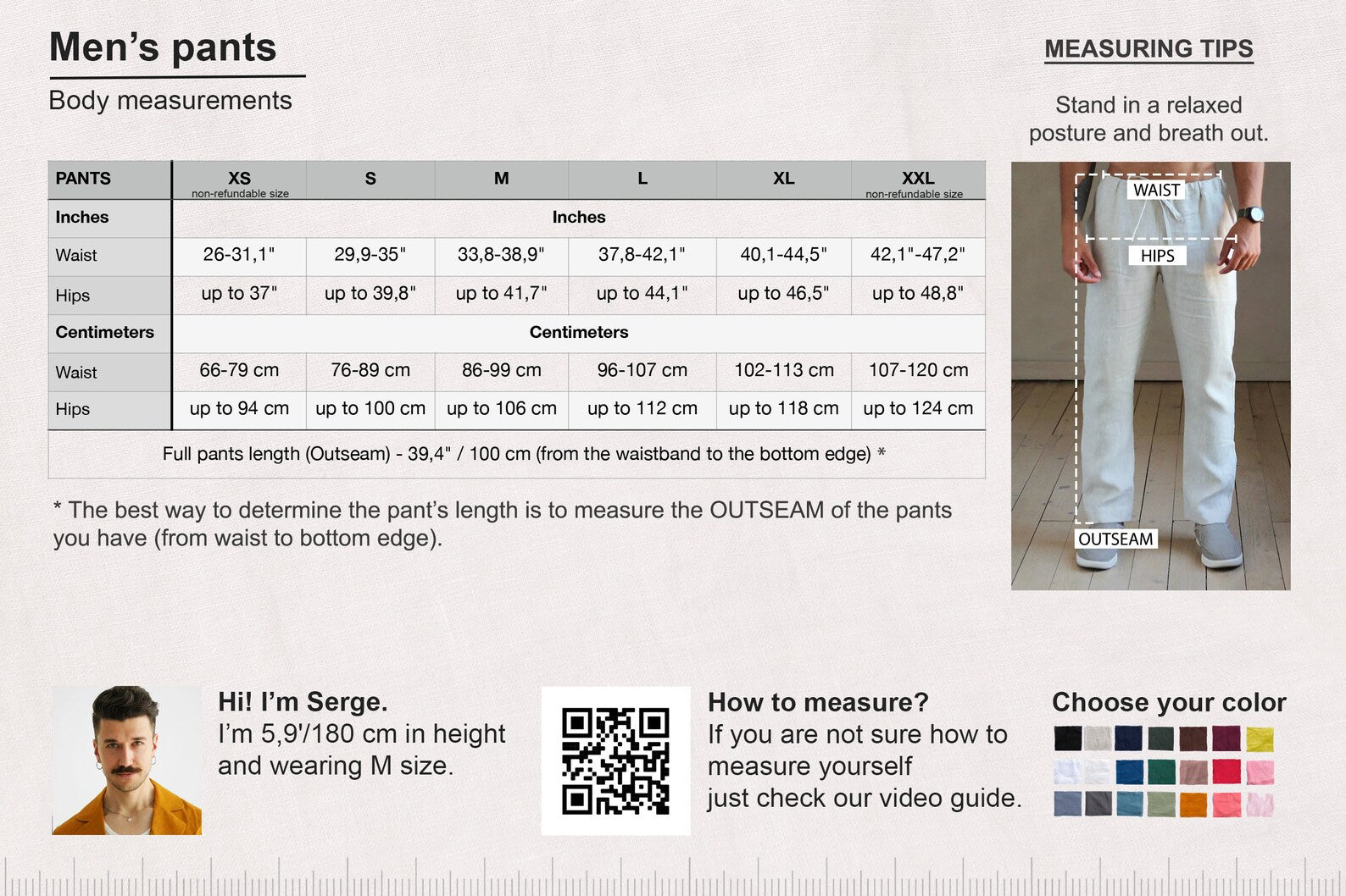 Loose Pleated Pants CEDAR in Blue grey