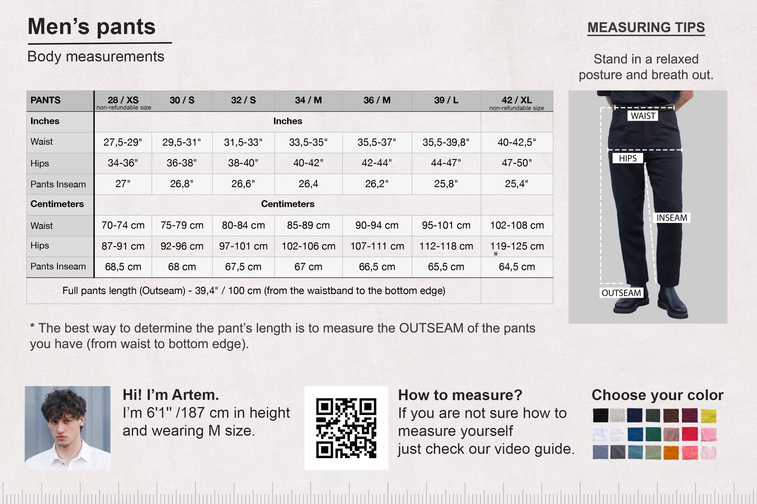 Men’s classic fit trousers LAUREL in Beige