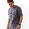 men's linen t-shirt