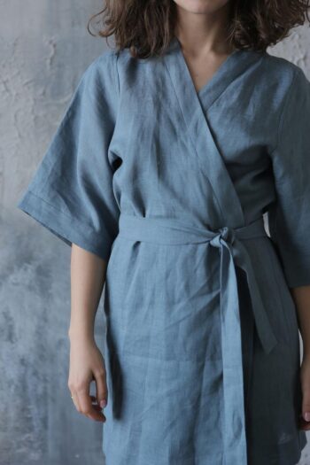 women's linen kimono