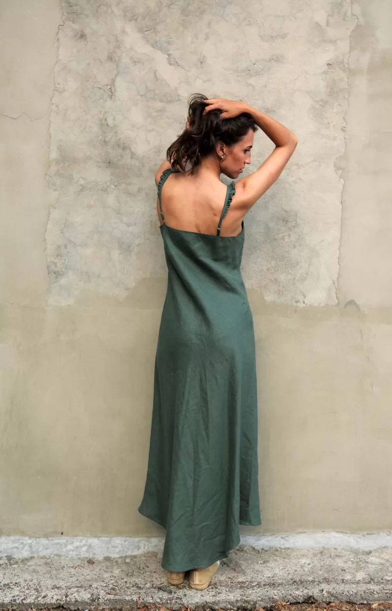 sage green women’s dress