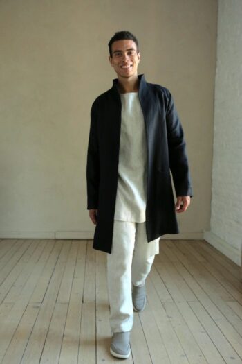 linen trench
