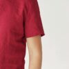 red linen t-shirt