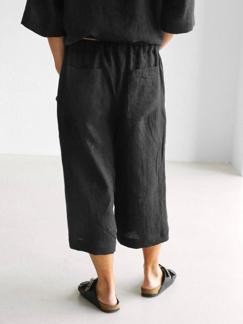 Shop - Black Ficus Linen Clothing