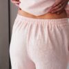 light pink linen pants