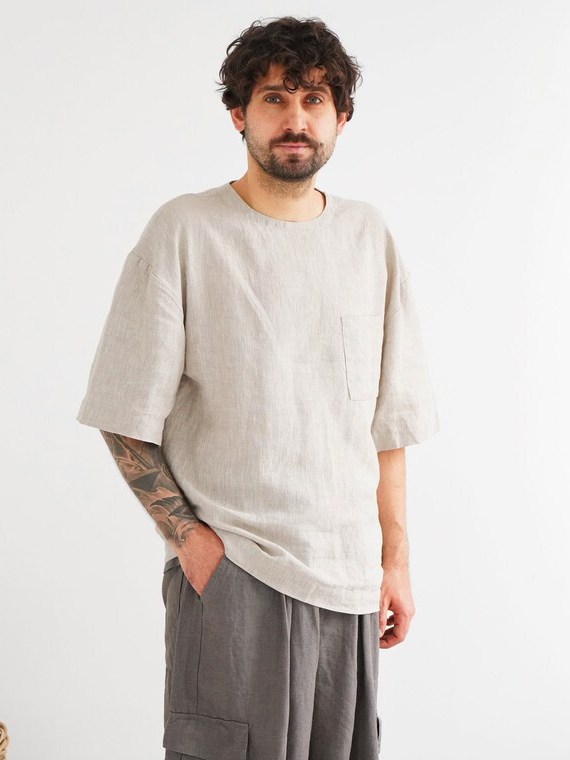 All tops Archives - Black Ficus Linen Clothing