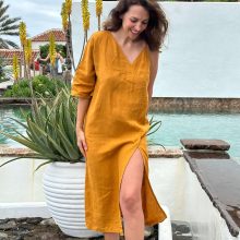 Asymmetrical Dress Asymmetrical Dress 100% Linen