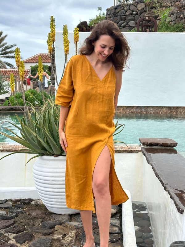 Asymmetrical Dress 100% Linen