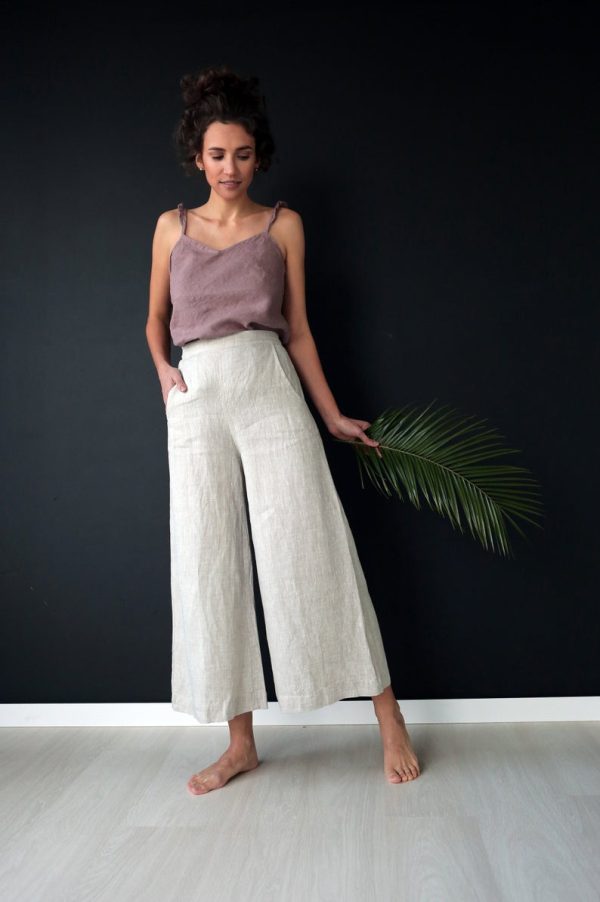 culottes linen pants