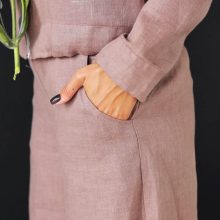 cullotes linen pants color latte